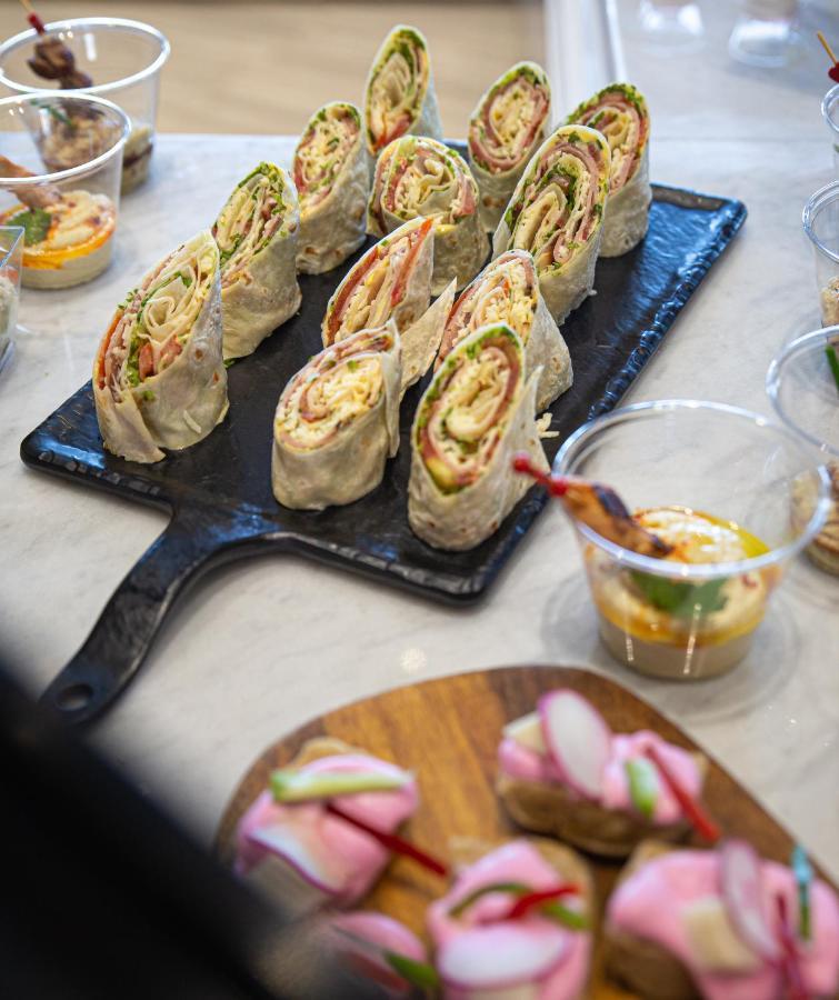 Waves Aqua Resort Kenitra Exterior photo A spring roll platter