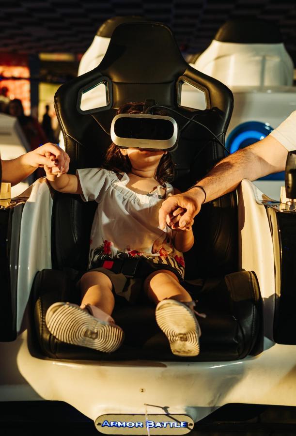 Waves Aqua Resort Kenitra Exterior photo A child wearing a 3D glasses