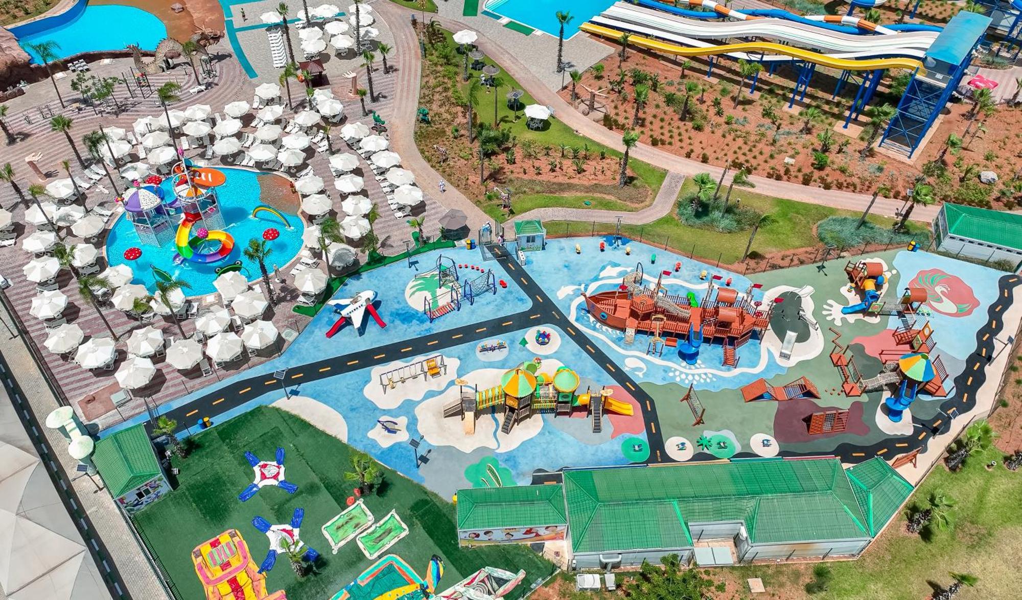 Waves Aqua Resort Kenitra Exterior photo Aerial view of the park