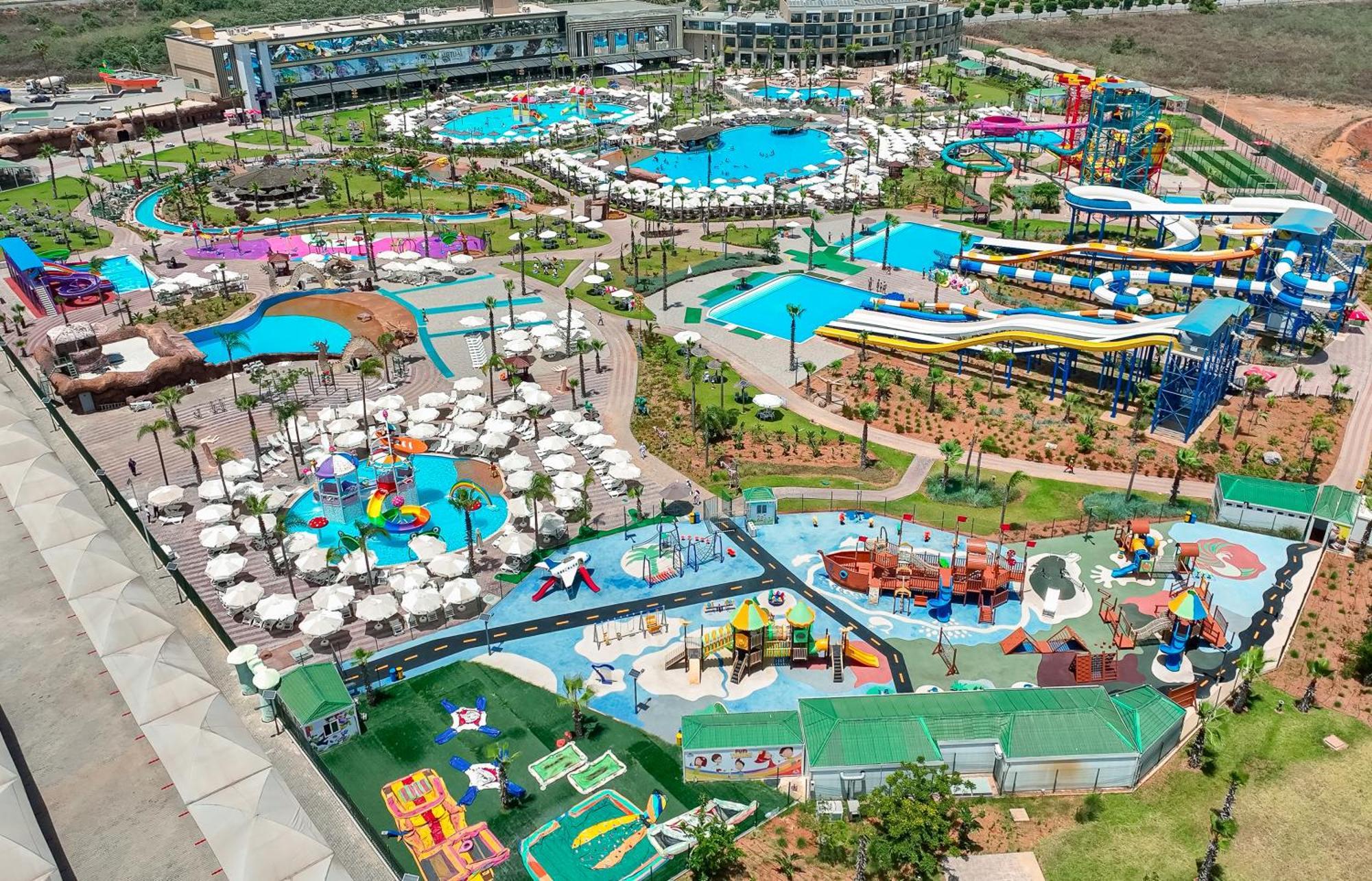 Waves Aqua Resort Kenitra Exterior photo Aerial view of the park